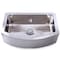 Nantucket Sinks 33 Inch Hammered Farmhouse Stainless Steel Sink FSSH3322 - alternate 1